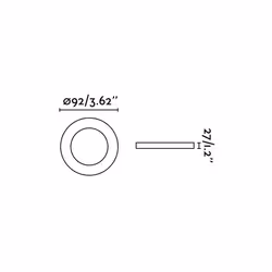 Faro 43398 éclairage de plafond Blanc GU10