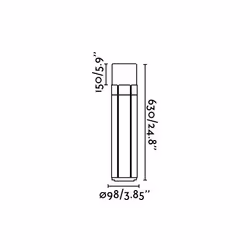 Faro 75531 éclairage extérieur E27 15 W