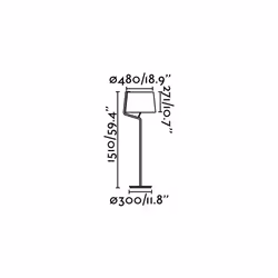 Faro 29336 éclairage au sol E27 20 W Noir