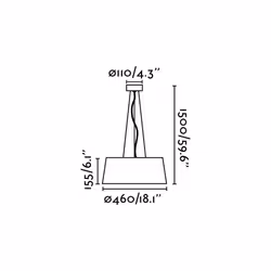 Faro 64174, Blanc, Aluminium, IP44, II, 40 W, LED