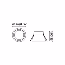 Faro 42930 éclairage de plafond Blanc