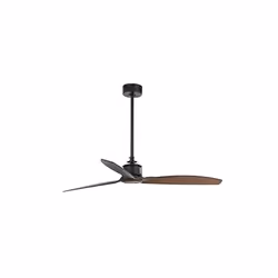 Faro 33395, Ventilateur à lame domestique, Noir, Bois, Plafond, 128 cm, IP20, I
