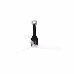 Faro 32002, Ventilateur à lame domestique, Noir, Transparent, Plafond, 128 cm, IP20, I