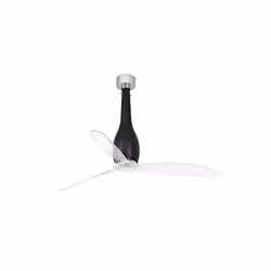 Faro 32003, Ventilateur à lame domestique, Noir, Transparent, Plafond, 128 cm, IP20, I