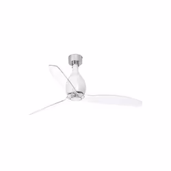 Faro 32020, Ventilateur à lame domestique, Transparent, Blanc, Plafond, 128 cm, IP20, I