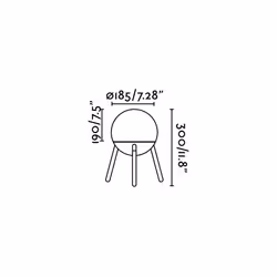 Faro 28379 lampe de table E27 40 W Gris