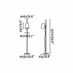 Faro 29998 éclairage au sol E27 20 W Chrome