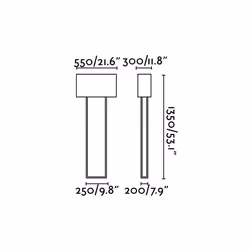 Faro 29979 éclairage au sol E27 40 W Marron