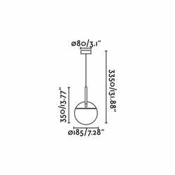 Faro 28376 éclairage en suspension E27 20 W Gris