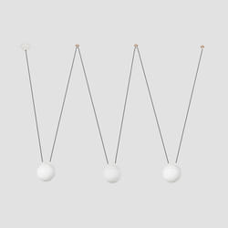 Faro 28375-3L éclairage en suspension E27 Blanc
