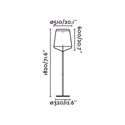 Faro 29847 éclairage au sol E27 20 W Noir