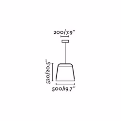 Faro 29848 éclairage en suspension E27 20 W Noir