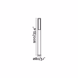 Faro 75606 éclairage extérieur Piedestal extérieur/Lampadaire 23 W - Vue supplémentaire 2