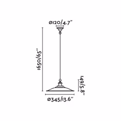 Faro 62805 éclairage en suspension E27 15 W Vert