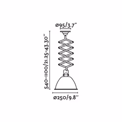 Faro 62806 éclairage en suspension E27 15 W Noir