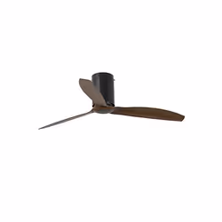 Faro 32042, Ventilateur à lame domestique, Noir, Bois, Plafond, 128 cm, IP20, I