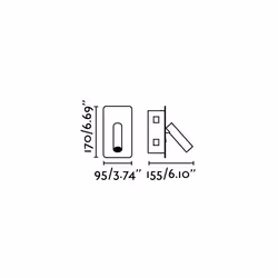 Faro 62129 éclairage de plafond Blanc