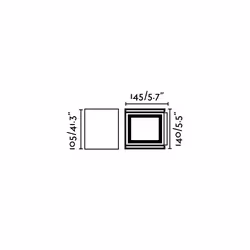Faro 70269 éclairage extérieur Éclairage mural extérieur 6 W - Vue supplémentaire 2