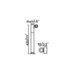 Faro 70783 éclairage extérieur Piedestal extérieur/Lampadaire 6 W