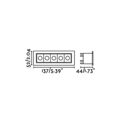 Faro 43702 éclairage de plafond Noir LED A