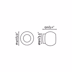 Faro 40092 éclairage de plafond