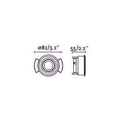 Faro 40110 éclairage de plafond Blanc GU10 LED A