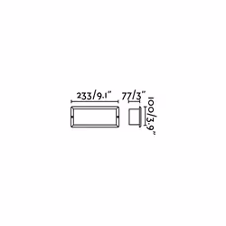 Faro 72093 éclairage extérieur Éclairage mural extérieur LED 5 W A