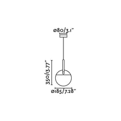 Faro 28209 éclairage en suspension E27 20 W Blanc