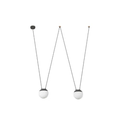 Faro 28210-2L éclairage en suspension E27 20 W Gris