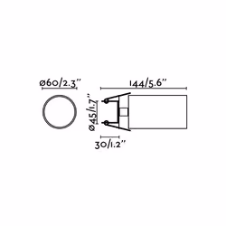 Faro 43752 éclairage de plafond Blanc GU10 - Vue supplémentaire 2