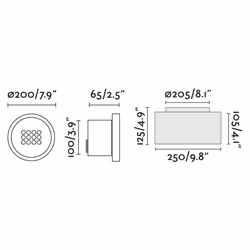 Faro 71716 éclairage extérieur Éclairage de plafond extérieur 25 W