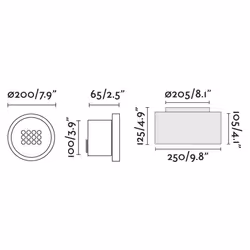 Faro 71717 éclairage extérieur Éclairage de plafond extérieur 25 W