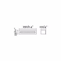 Faro 71730 éclairage extérieur Éclairage de plafond extérieur 8 W