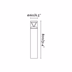 Faro 750120, Éclairage au sol extérieur, Aluminium, IP65, I, 4000 K, 100-240 V