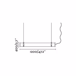 Faro 75754 éclairage en suspension 6 W LED Noir