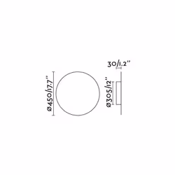 Faro 1208 éclairage mural Gris 12 W