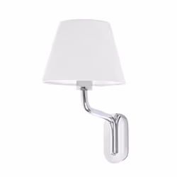 Faro 24005-10, Surface, E27, IP20, Chrome, Blanc