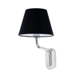 Faro 24005-12 éclairage mural Noir, Chrome E27 15 W
