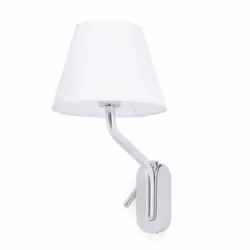 Faro 24006-10, Surface, E27, IP20, Chrome, Blanc