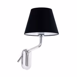 Faro 24006-12, Surface, E27, IP20, Noir, Chrome