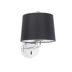 Faro 24031-03 éclairage mural Noir, Chrome E27 15 W