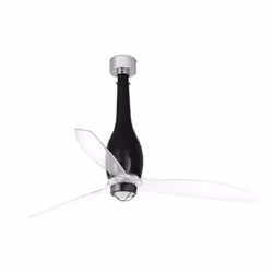 Faro 32002-10, Ventilateur à lame domestique, Noir, Transparent, Plafond, 128 cm, IP20, I