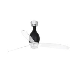 Faro 32026-10 ventilateur Noir, Transparent