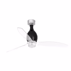 Faro 32027-10, Ventilateur à lame domestique, Noir, Transparent, Plafond, 128 cm, IP20, I