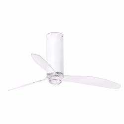 Faro 32034-9, Ventilateur à lame domestique, Transparent, Blanc, Plafond, 128 cm, IP20, I