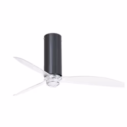 Faro 32035-10, Ventilateur à lame domestique, Noir, Transparent, Plafond, 128 cm, IP20, I