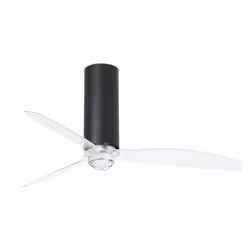 Faro 32036-10, Ventilateur à lame domestique, Noir, Transparent, Plafond, 128 cm, IP20, I