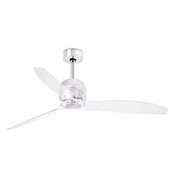 Faro 33394D, Ventilateur à lame domestique, Chrome, Plafond, 128 cm, IP20, I