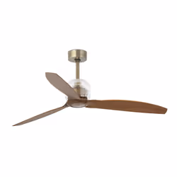 Faro 33398D, Ventilateur à lame domestique, Or, Bois, Plafond, 128 cm, IP20, I