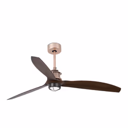 Faro 33399-10, Ventilateur à lame domestique, Cuivre, Bois, Plafond, 128 cm, IP20, I